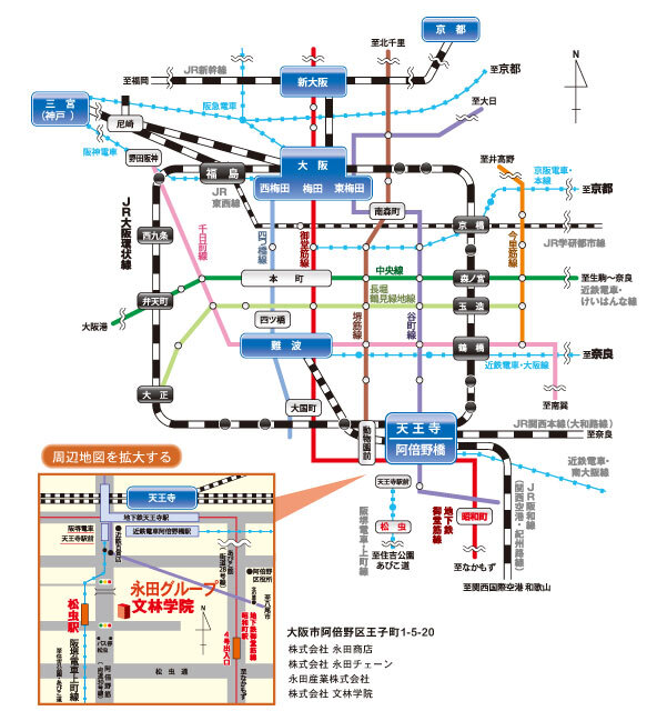 地図：アクセスマップ